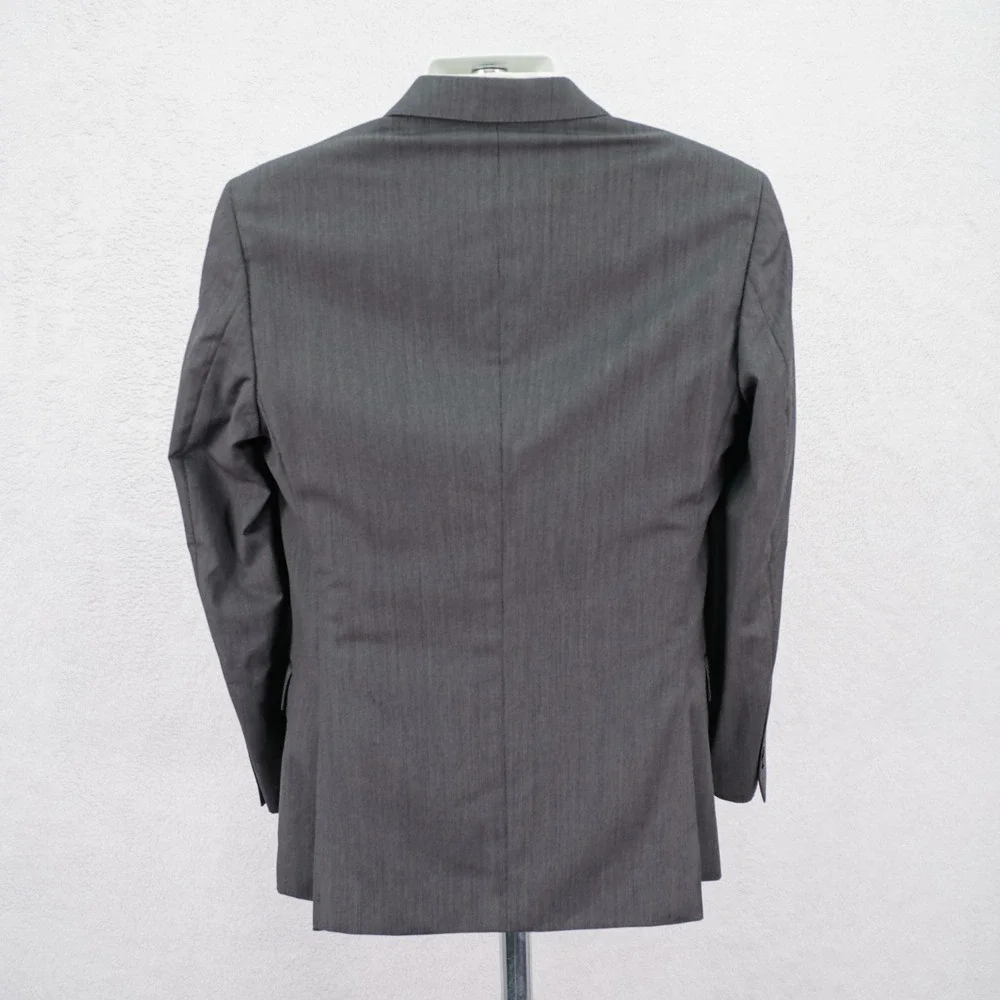 Joseph Jos A Bank Wool Gray Check Blazer 36S‎ Tagged 38R Probaly A Slim Fit 38R